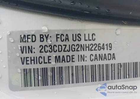 2022 Dodge Challenger Gt from USA, damaged, VIN 2C3CDZJG2NH226419